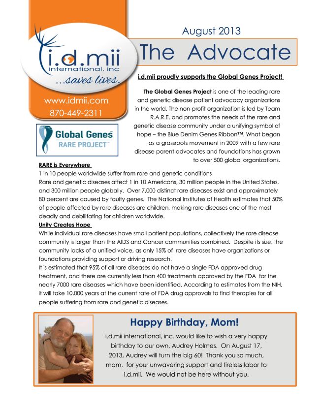 i.d.mii advocate August 2013